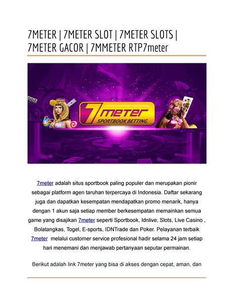 7meter bet asia|7METER : Rtp Situs Gacor 7 Meter Online Resmi Asia.